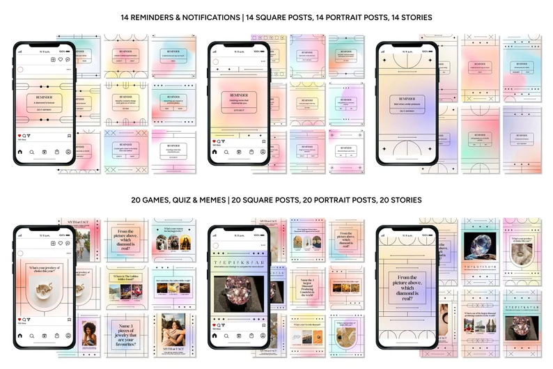Instagram Templates for Jewelry