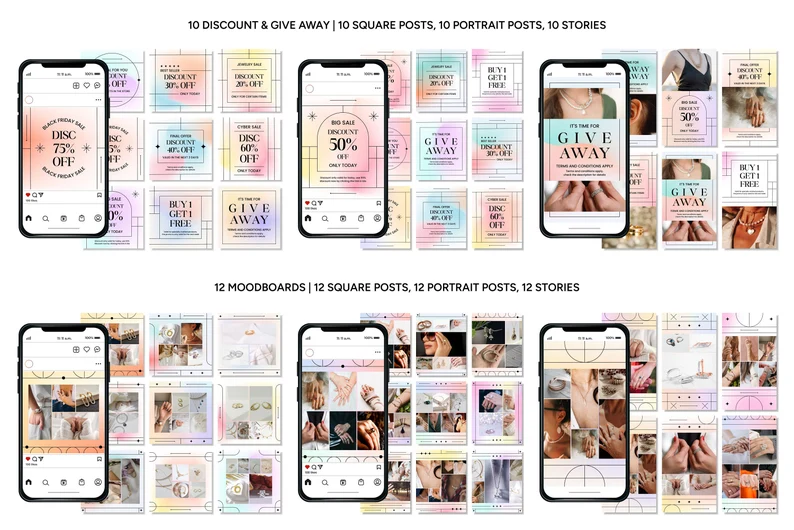 Instagram Templates for Jewelry