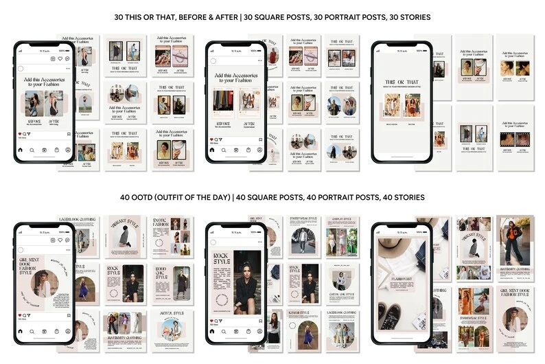 Instagram Templates for Fashion