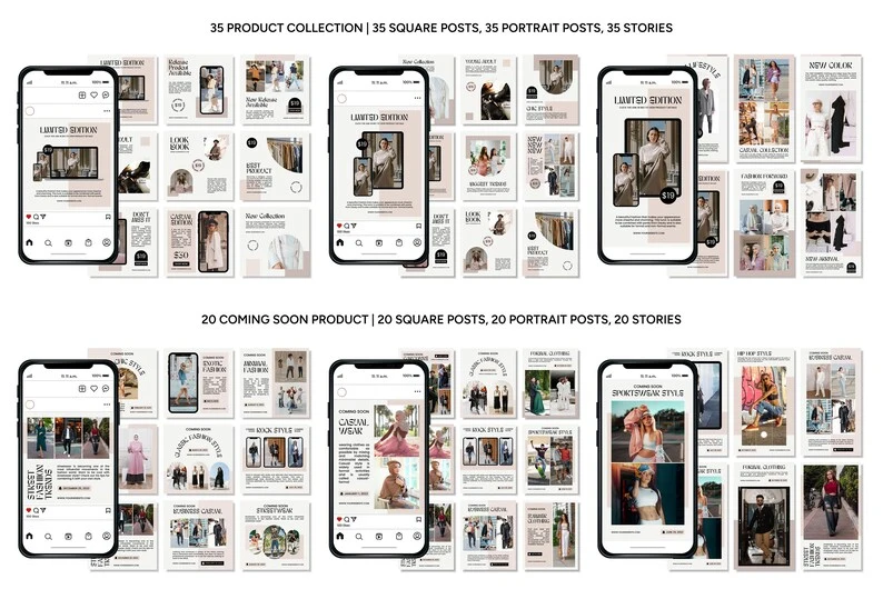 Instagram Templates for Fashion