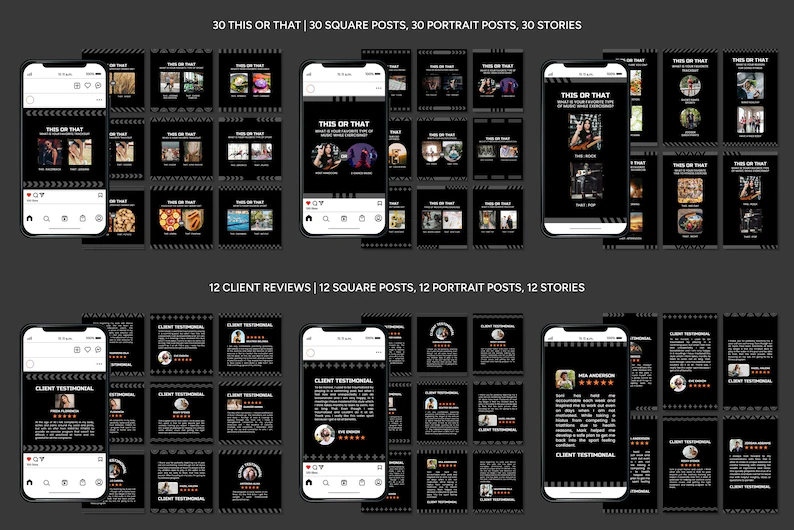 Instagram Templates for Fitness