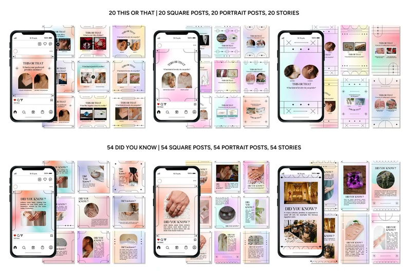Instagram Templates for Jewelry