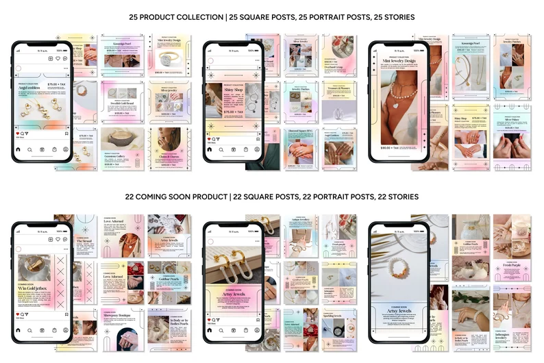 Instagram Templates for Jewelry