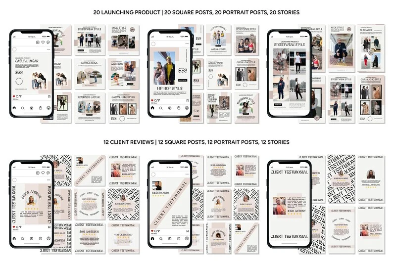 Instagram Templates for Fashion