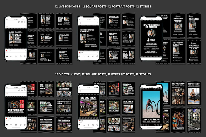 Instagram Templates for Fitness