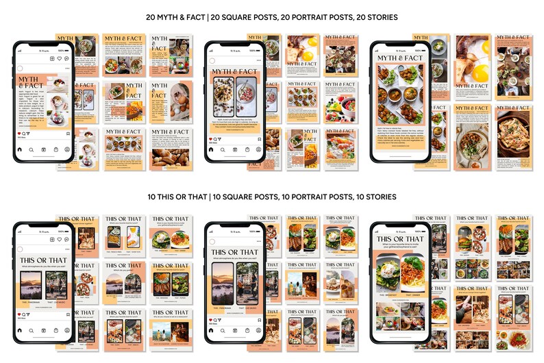 Instagram Templates for Restaurant