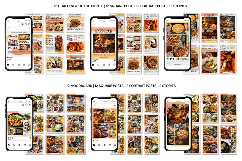 Instagram Templates for Restaurant