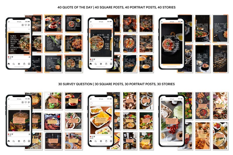 Instagram Templates for Restaurant