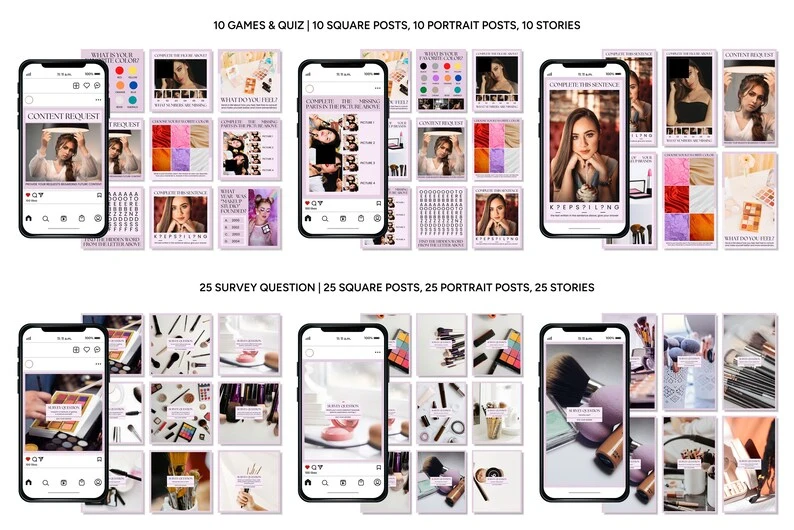 Instagram Templates for Makeup