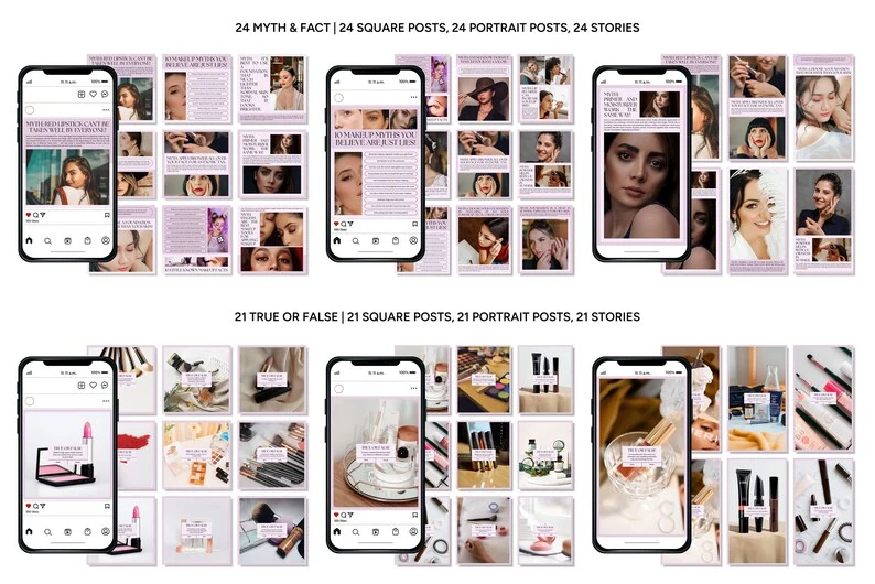Instagram Templates for Makeup