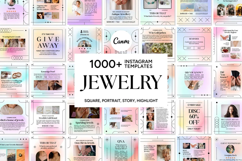 Instagram Templates for Jewelry