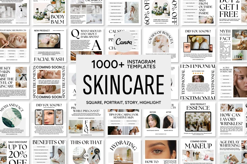 Instagram Templates for Skincare