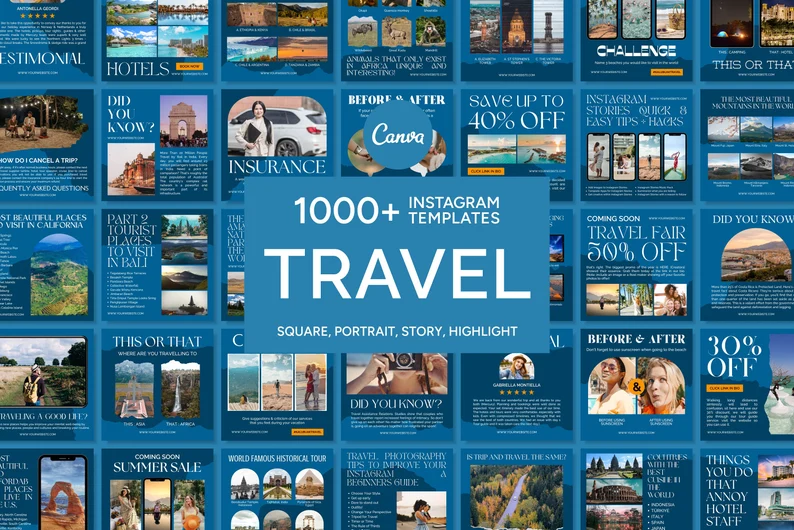 Travel Canva Template