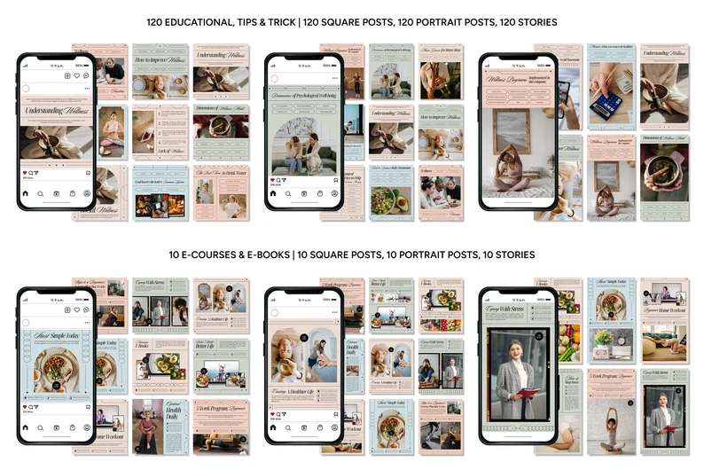 Instagram Templates for Wellness
