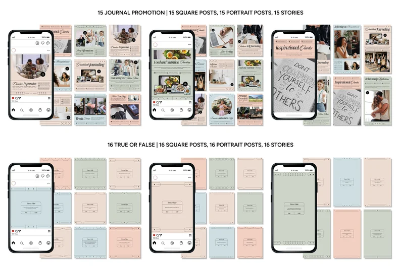 Instagram Templates for Wellness