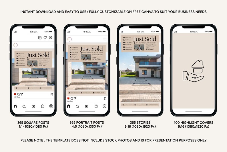 Instagram Templates for Real Estate
