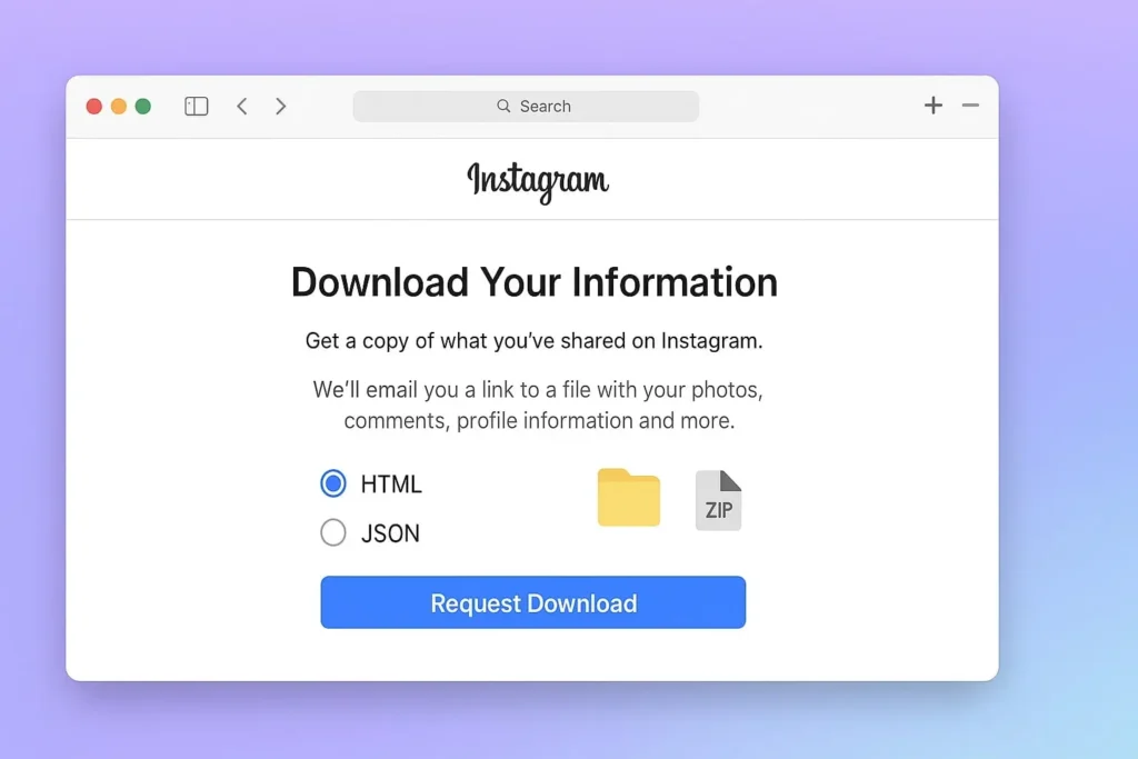 How to Back Up Your Instagram Data