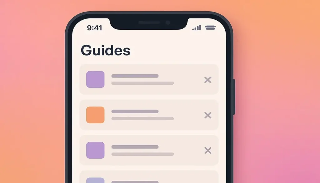 Method 4 – Removing from Guides